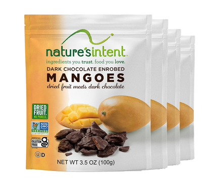 Chocolate Enrobed Mangoes - 3.5oz Bag | 4 ct