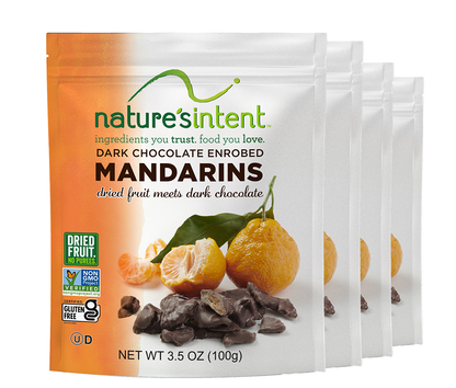 Chocolate Enrobed Mandarins - 3.5oz Bag | 4 ct