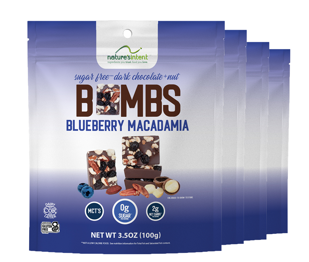 Blueberry Macadamia Bombs